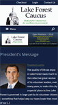 Mobile Screenshot of lakeforestcaucus.com